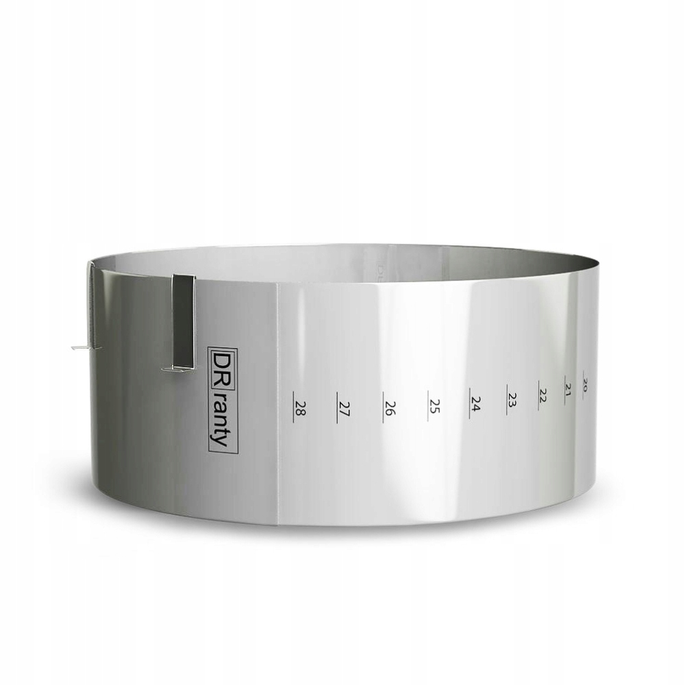 Levně Forma na dort cukrářský, nastavitelný, vysoký ocel K3