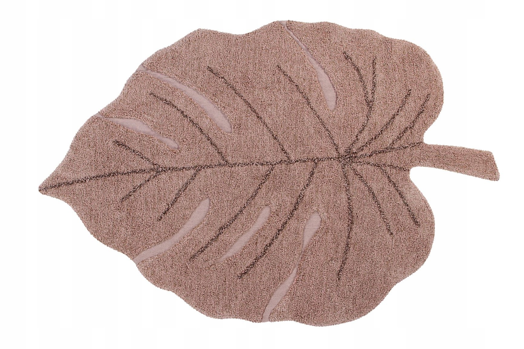 Lorena Canals bavlnený koberec Monstera Vintage Nude 120 x 180 cm, ekologický