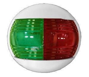 LAMPA DZIOBOWA CZERWONA+ZIELONA, BIAŁY PVC, 74X70X