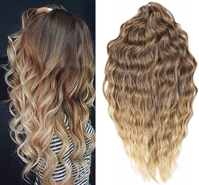 Włosy syntetyczne do czesania Afroloki Crochet Hair Body Wave T042