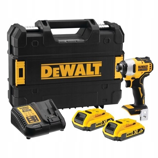Akumulatorowa Zakrętarka udarowa 18V 2x2Ah w walizce DeWalt