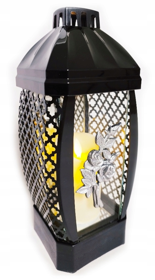 

Znicz kapliczka lampion latarenka róża 30cm