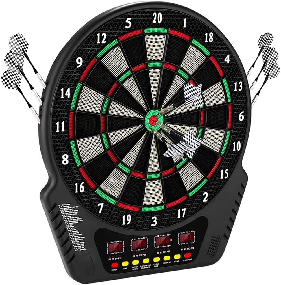 Tarcza Do Darta Elektroniczna Gra W Rzutki Led Zestaw Akcesoria Dart Lotki