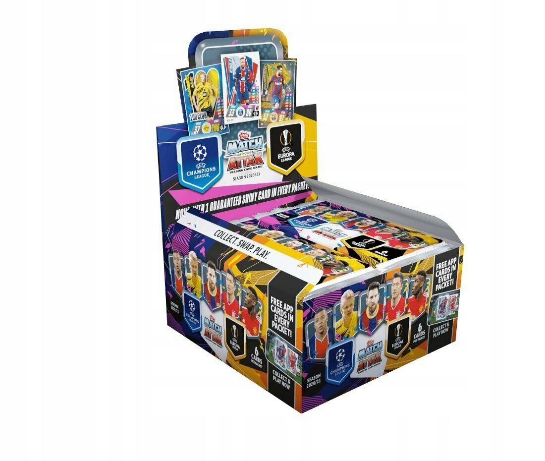 Match Attax Champions League 2020 2021 Box 30 Saszetek Limited