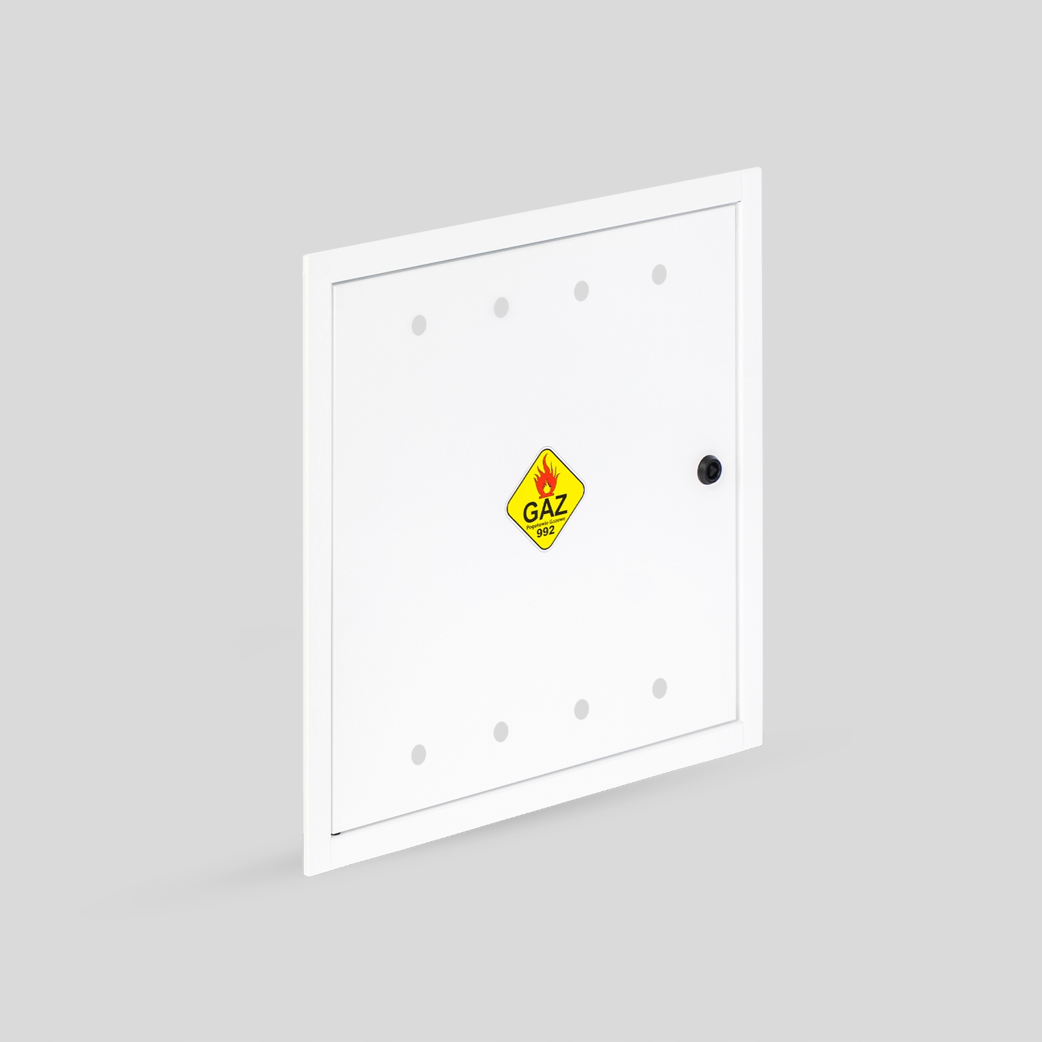 Dveře A Rámeček Plynová Skříňka 60x60 Plyn Bílá