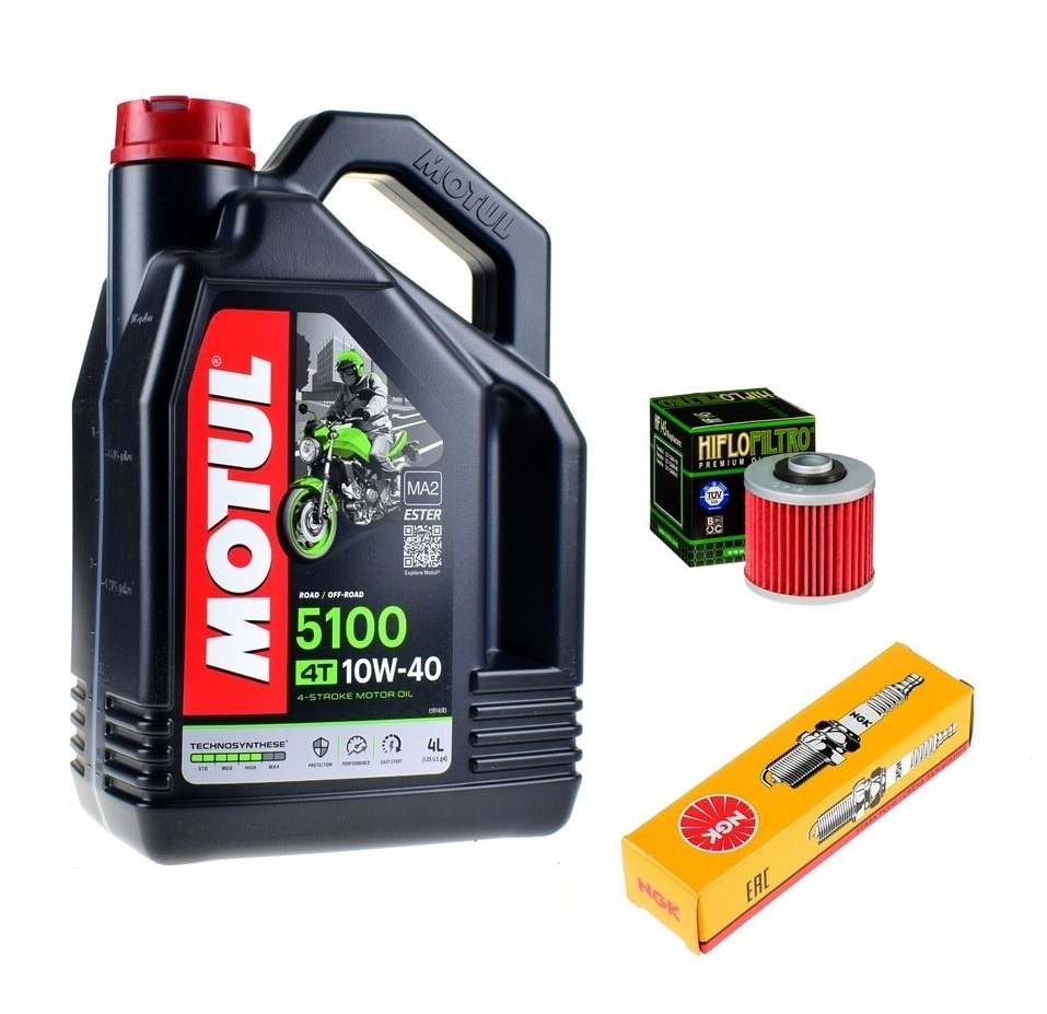 Olej Motul Olejový filtr Svíčka Ngk Yamaha XT-660