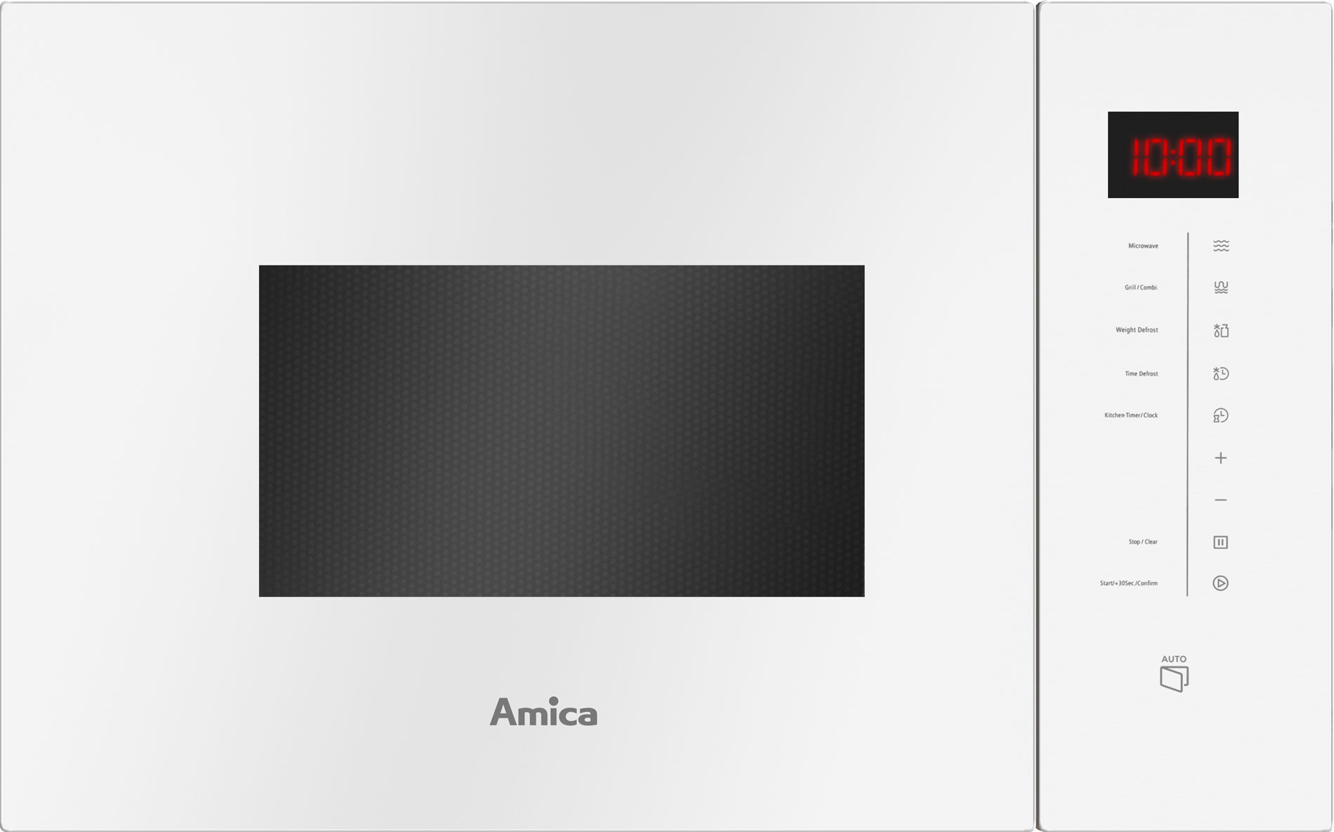 Amica Ammb 25E2SGW X-type vestavná mikrovlnná trouba s grilem 25 l