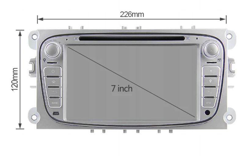 RADIO ANDROID FORD MONDEO FOCUS GALAXY S-MAX DSP! Rodzaj brak informacji