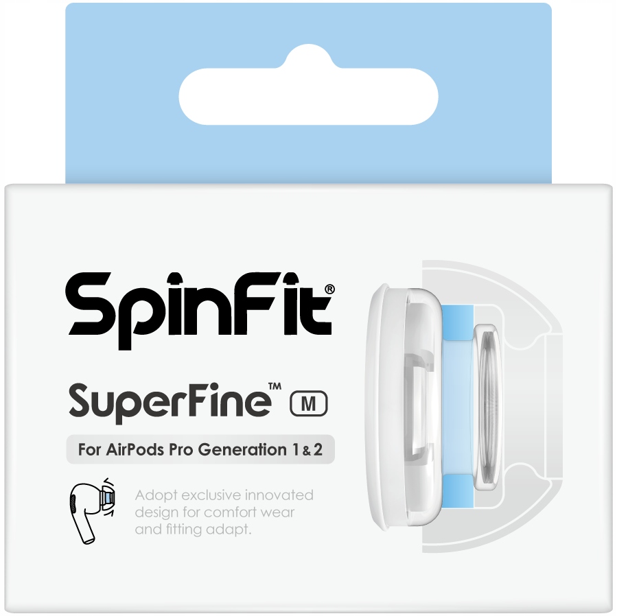

SpinFit SuperFine do AirPods Pro 1&2 Gen r. M