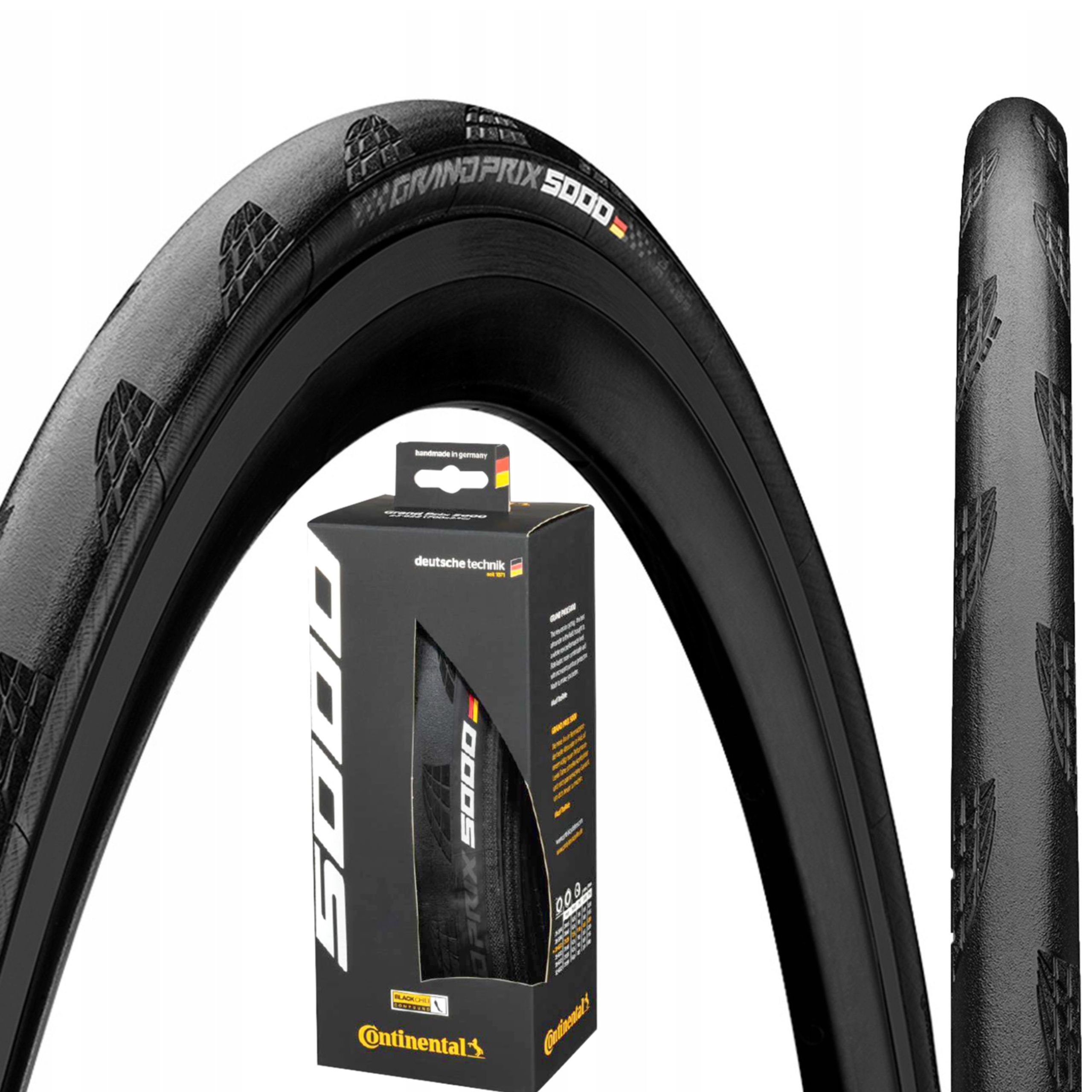 Opona rowerowa szosowa Continental Grand Prix 5000 28" 700x28C Zwijana