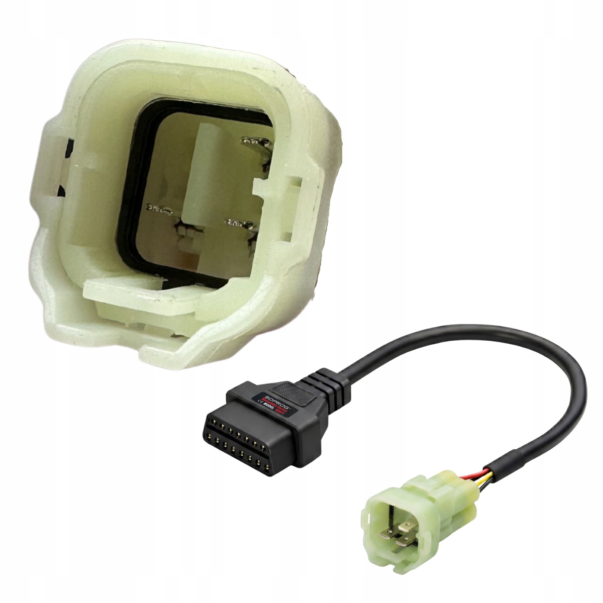 Sdprog SDA17 Adapter złącze 4-pin na OBD2 do motocykli Honda
