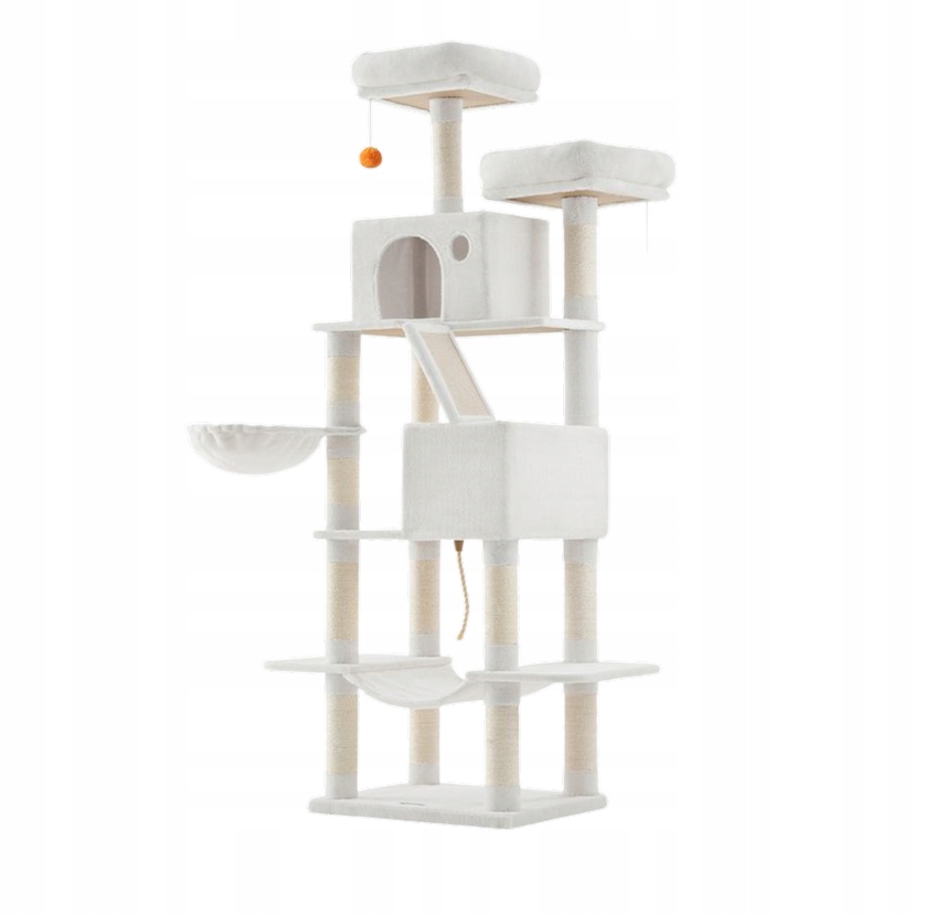 Levně Vysoké škrabadlo Feandrea 161 – 220 cm – stabilní věž s pelíškem