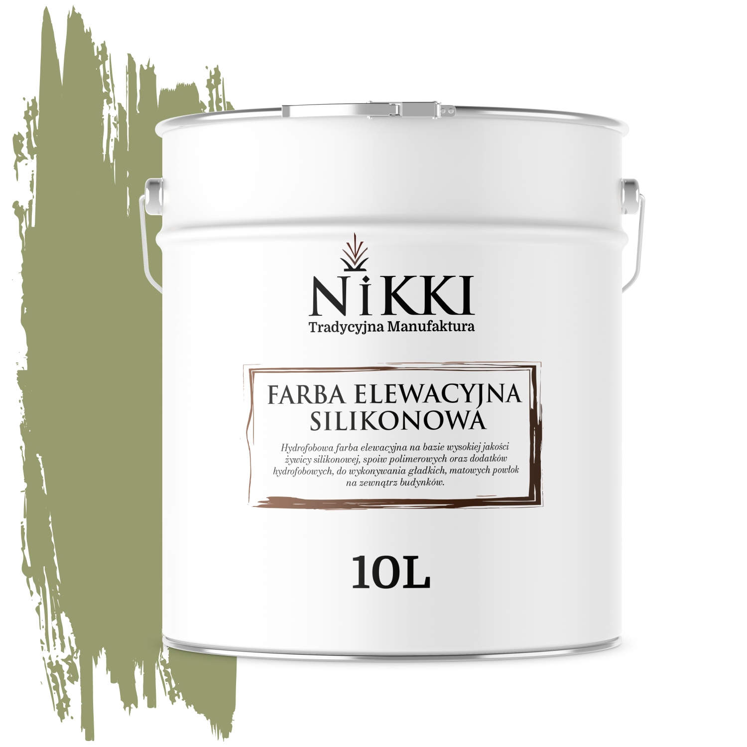 Fasádna fasádna farba 10 l na omietku Vonkajšia snehová biela Rôzne farby