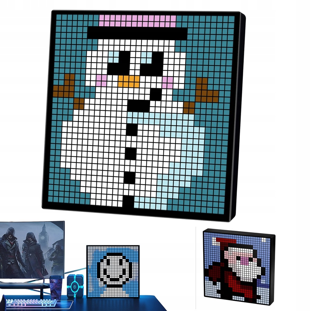 Pixelová Led Lampa 32x32 Programovatelný Led Displej Pixel Art