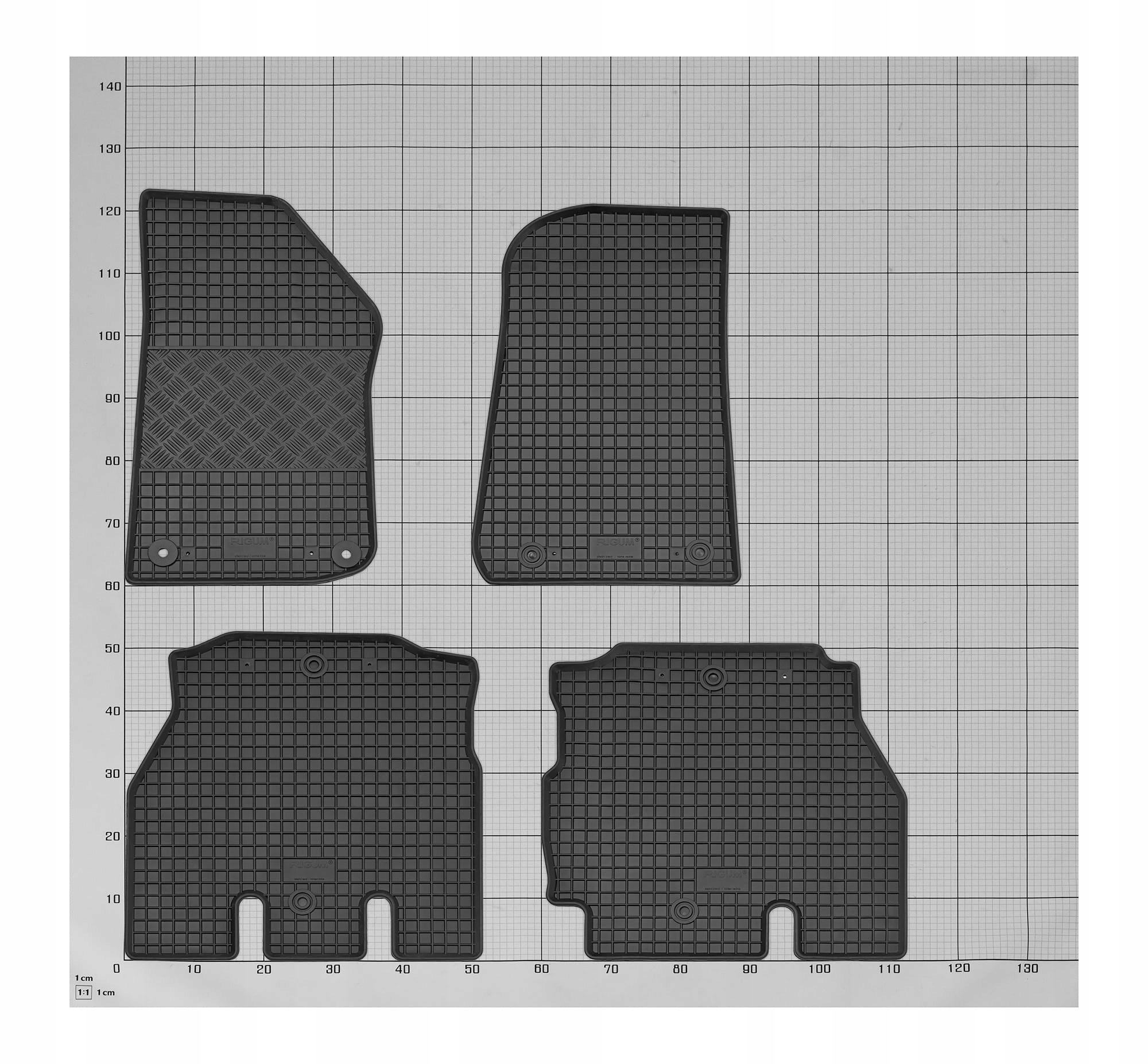Dywaniki i mata do Jeep Wrangler od 2019- Waga produktu z opakowaniem jednostkowym 3 kg