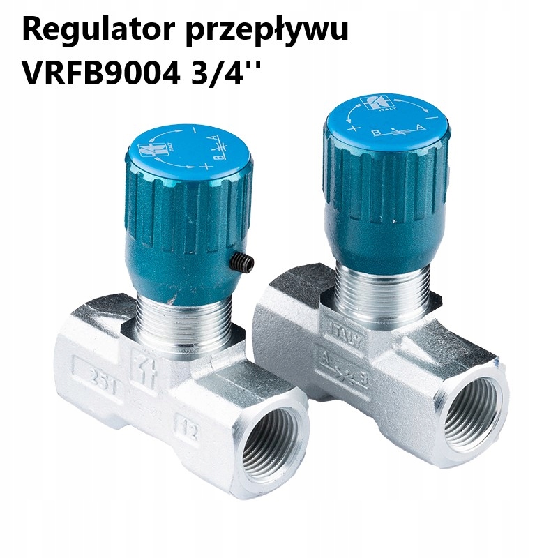 Regulator przepływu 2-kier 90° 3/4" VRFB9004