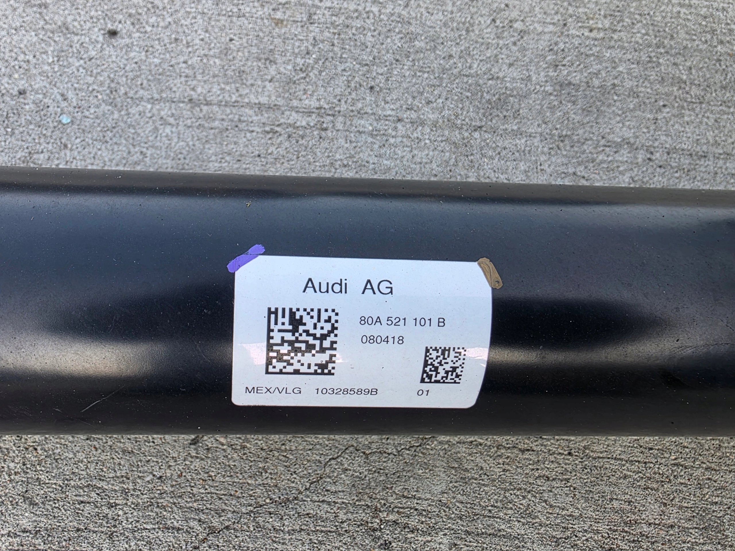 cardan AUDI Q5 FY 80A 80A521101B original !!!