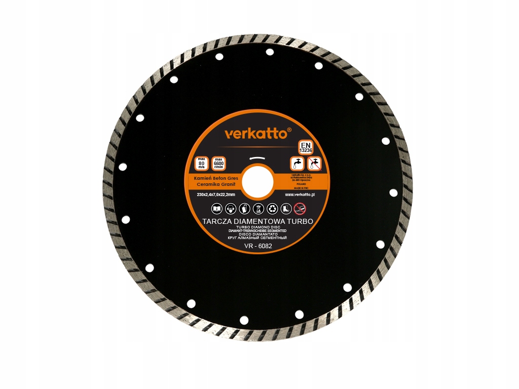Diamantový Kotouč Turbo 230 X 2,6 X 7,0 X 22,2 MM.