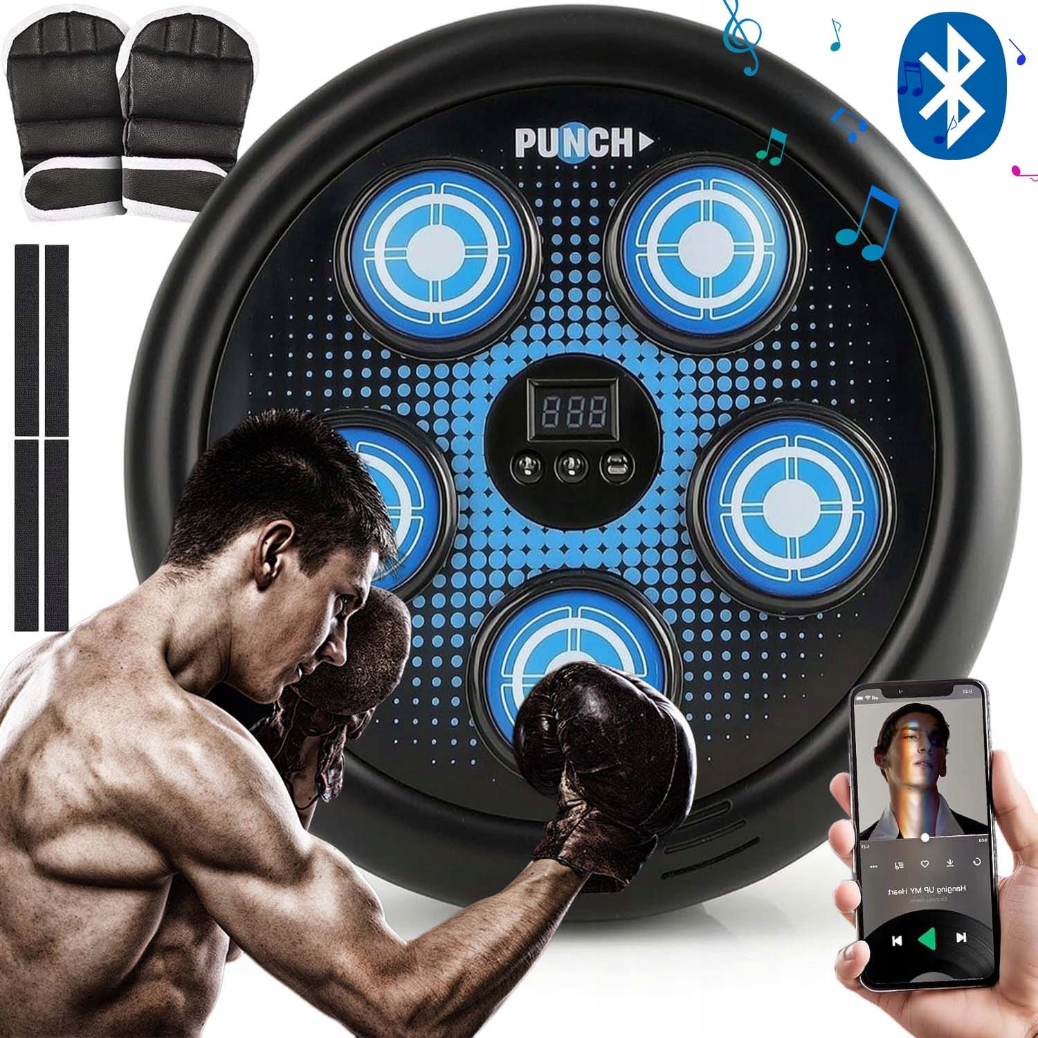 Boxovací Deska Hudební Stěna Pro Cvičení Hudební Boxovací Stroj Pro Cvičení