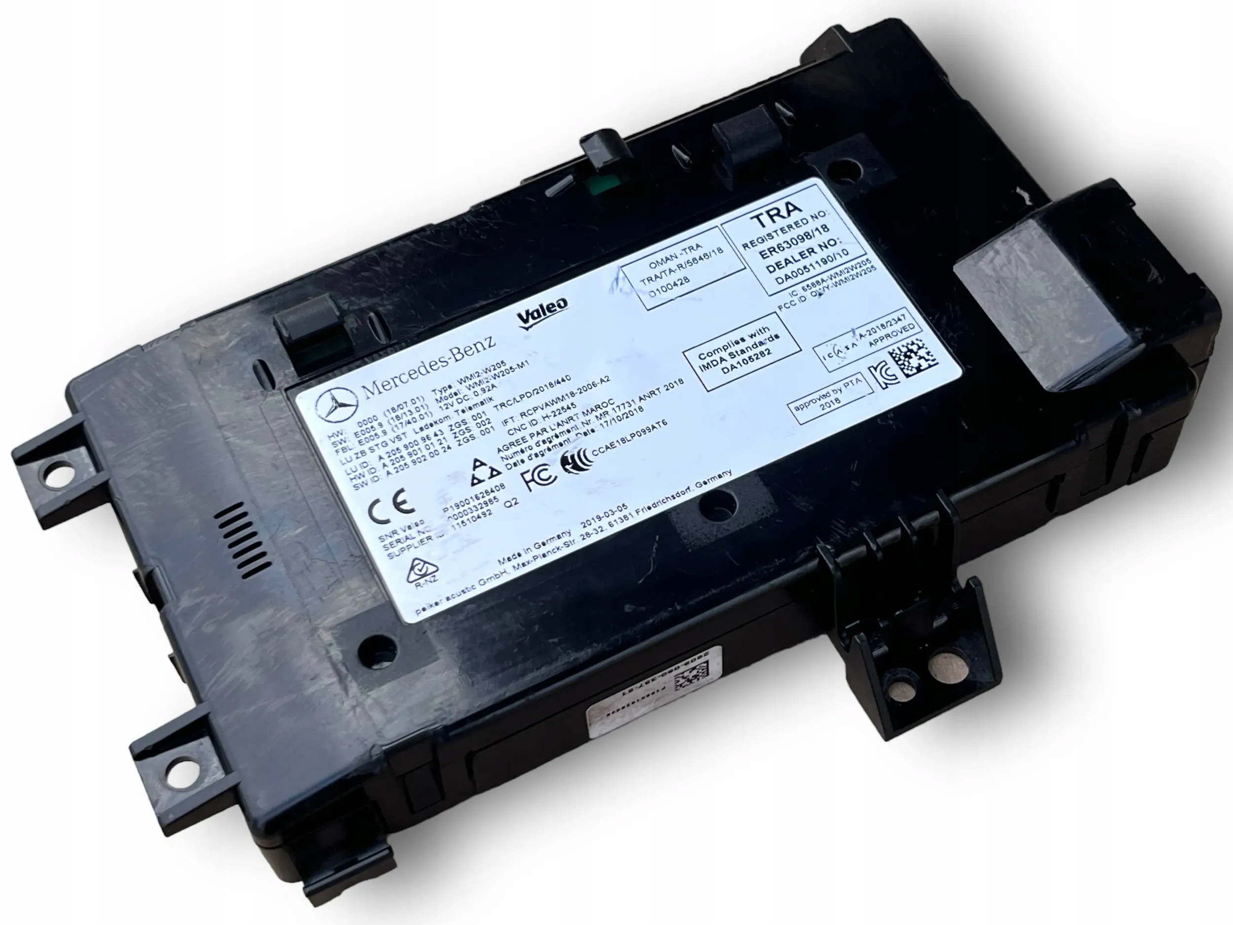 MERCEDES W205 modulo TELEMATIC 2059009643