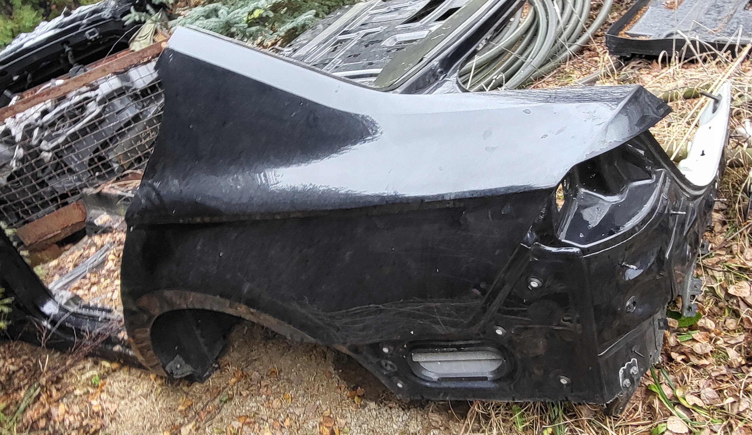 quarter long threshold fender left rear pillar VW PASSAT B8 3G sedan OE