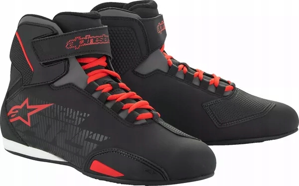 Topánky Alpinestars Sektor čierny/červený 13 47