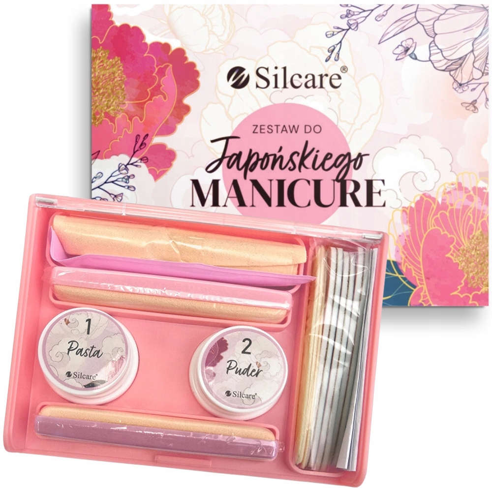 Silcare Japonská manikúra Sada 12 prvků pro péči o nehty na rukou