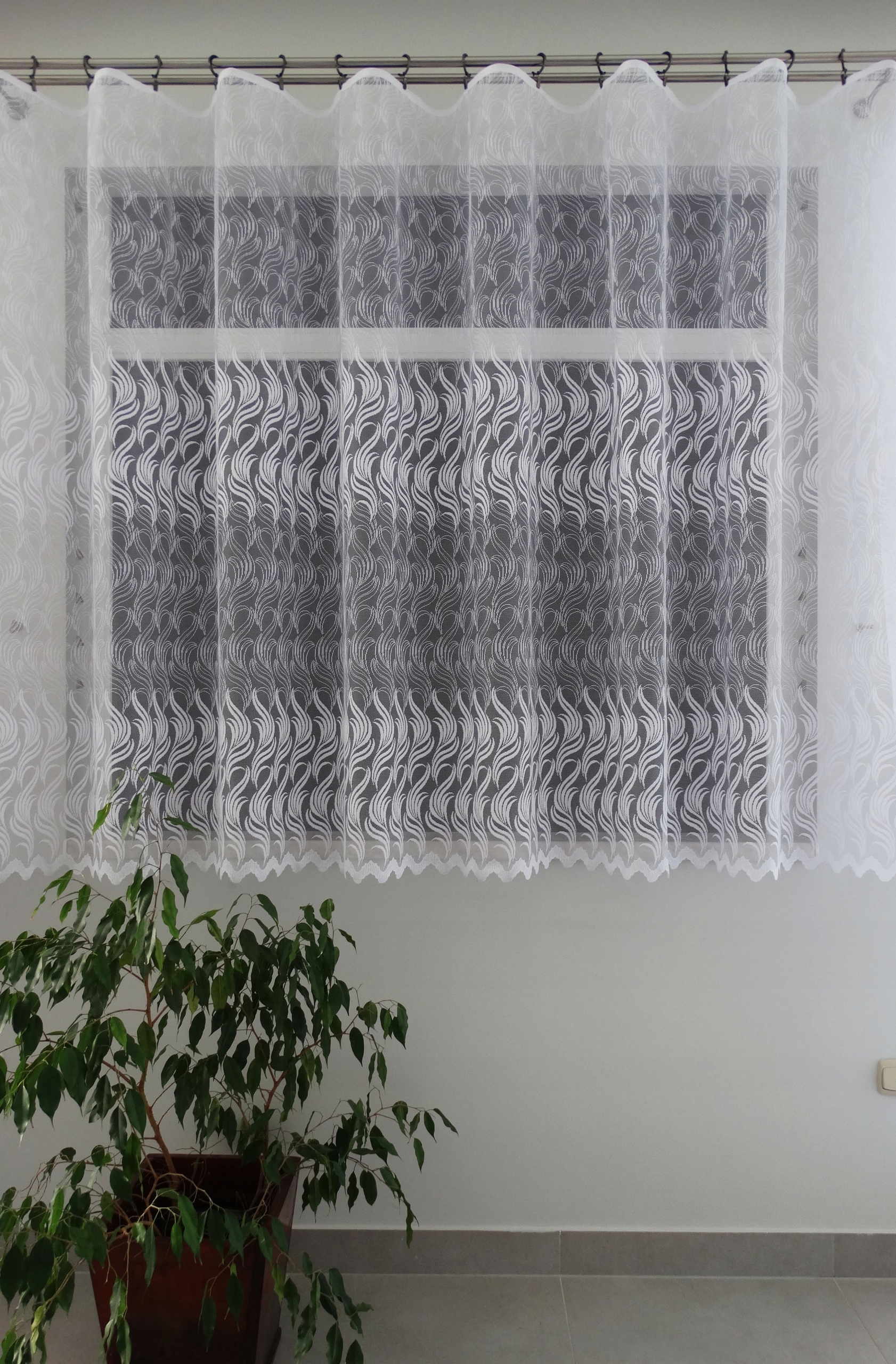 Mg Záclona 618/305 Bílá 350X160 cm Hotová S Páskou M