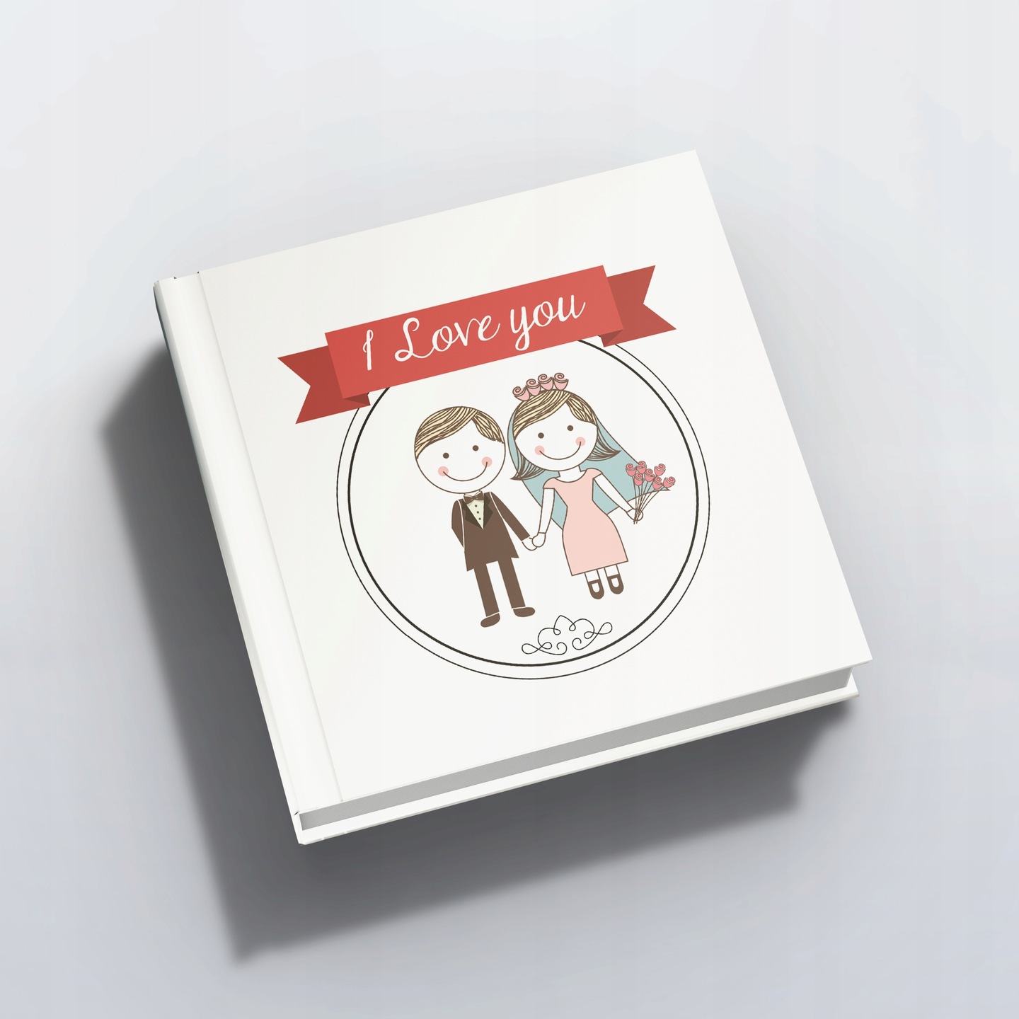 Księga gości PartyFlow 5 wzorów Kolor dominujący biały