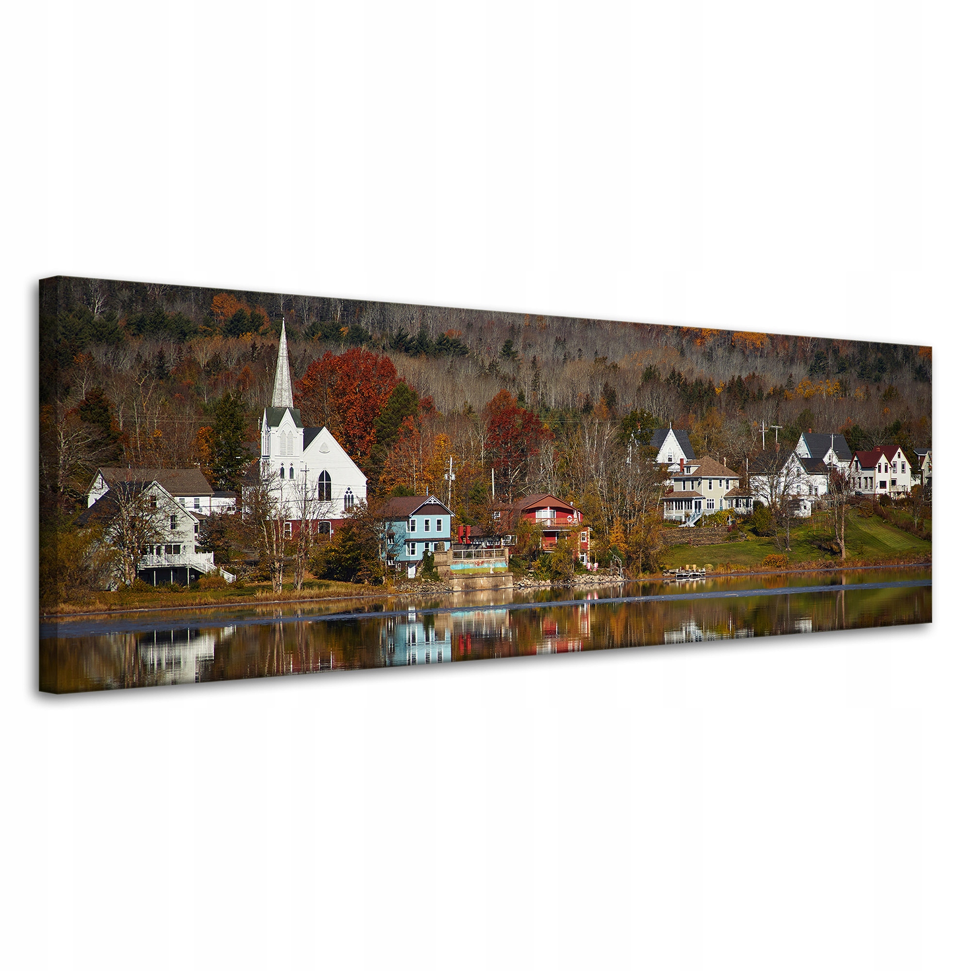 Obrazy na plátně Architektura Městečko 120x40