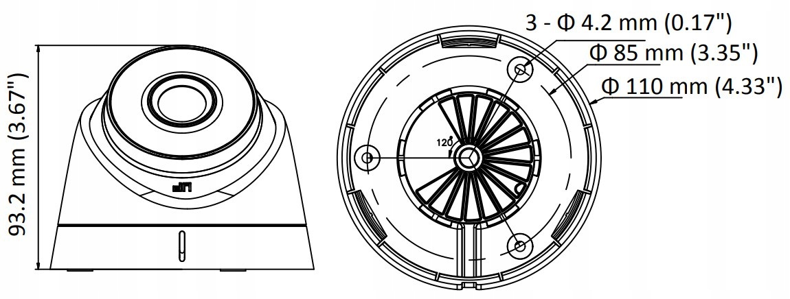KAMERA IP DS-2CD1341G0-I/PL(2.8MM) - 4 Mpx Hikvisi Model DS-2CD1341G0-I/PL(2.8mm)