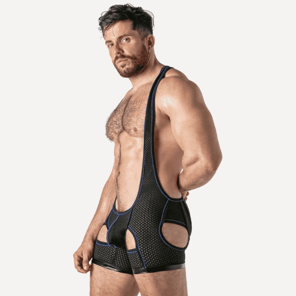 Locker Gear Singlet z suwakiem Zip Singlet Blue