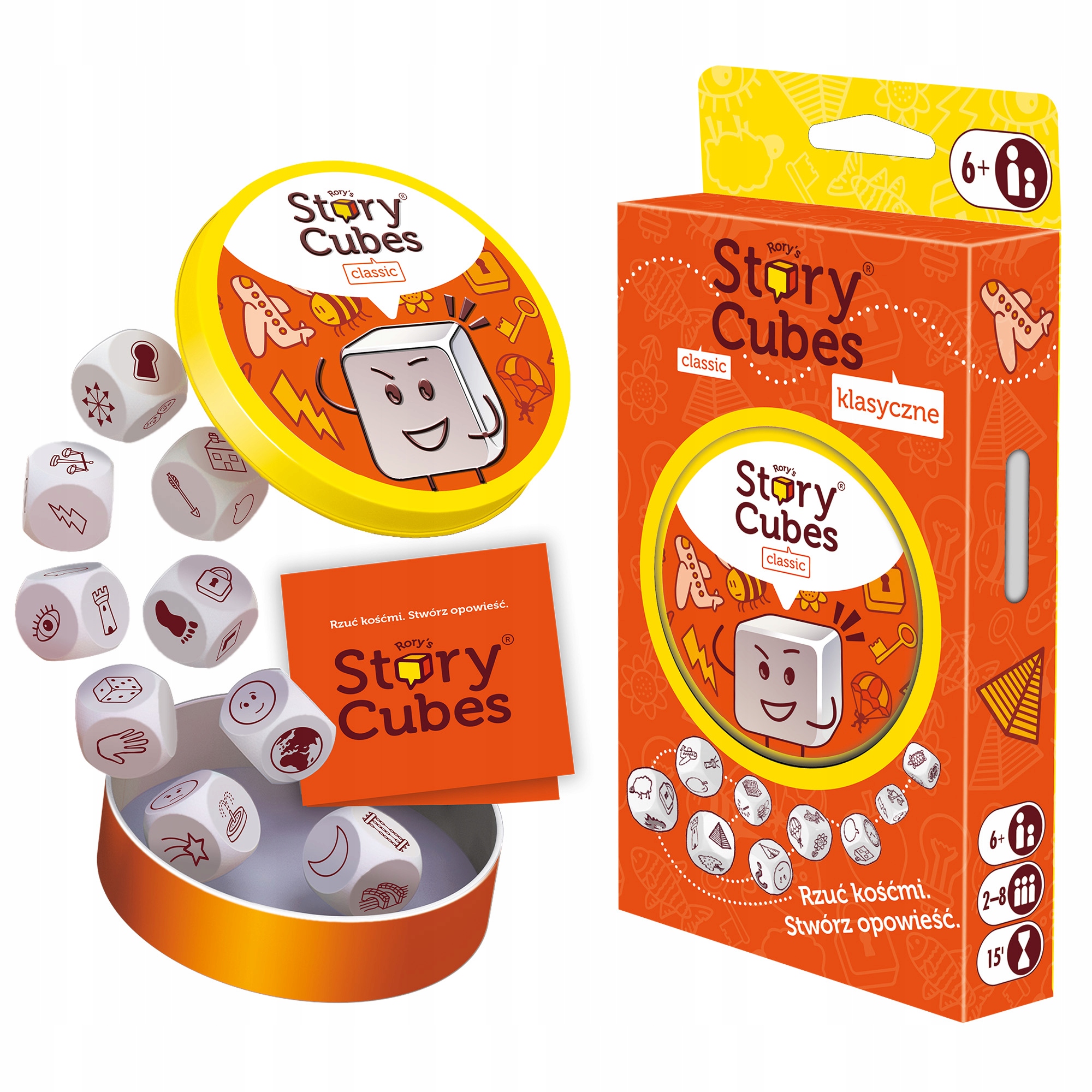 STORY CUBES CLASSIC KLASYCZNE ORIGINAL NOWA EDYCJA TOWARZYSKA NARRACYJNA
