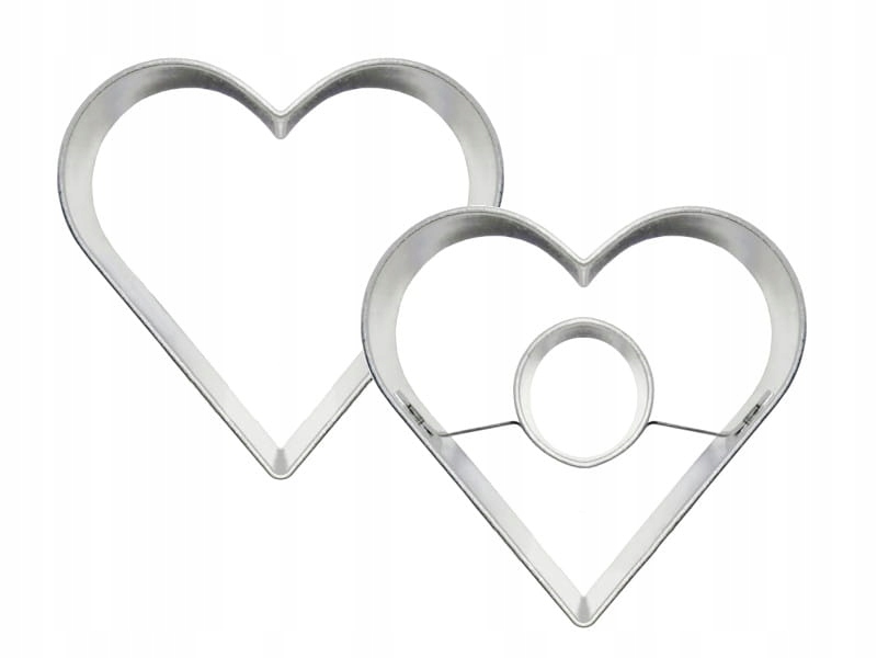 

Foremki w kształcie małych serduszek 3,7 cm 2 szt.