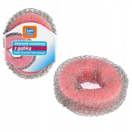 

Ravi Zmywak Metalowy Z Gąbką
