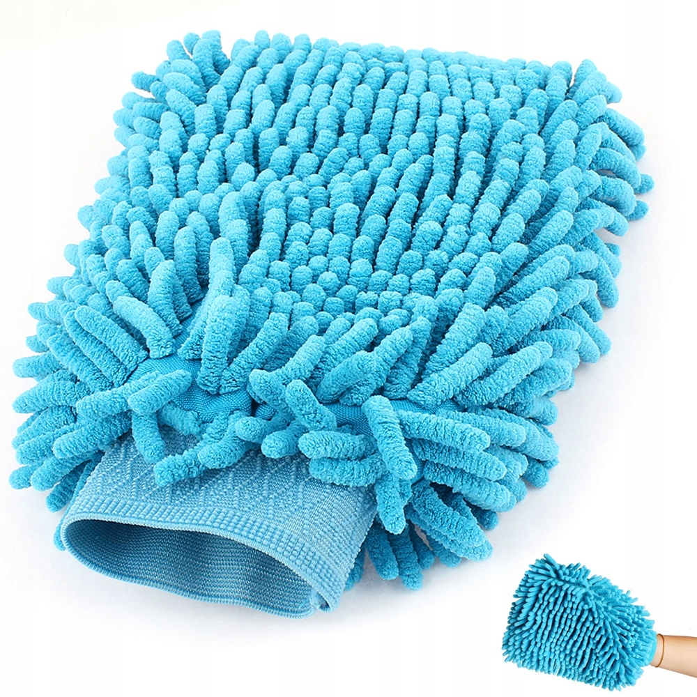 Rękawica szmatka z mikrofibry do czyszczenia auta