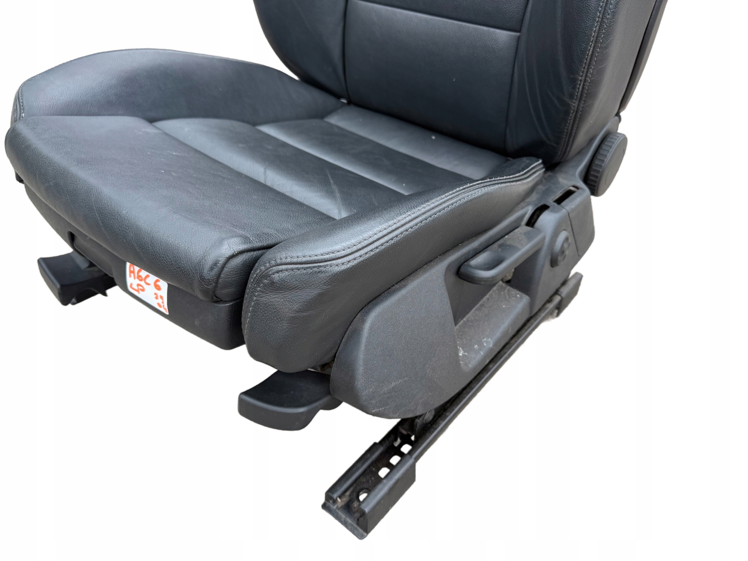 AUDI A6 C6 SLINE seat left front front driver´s leather GRZANY