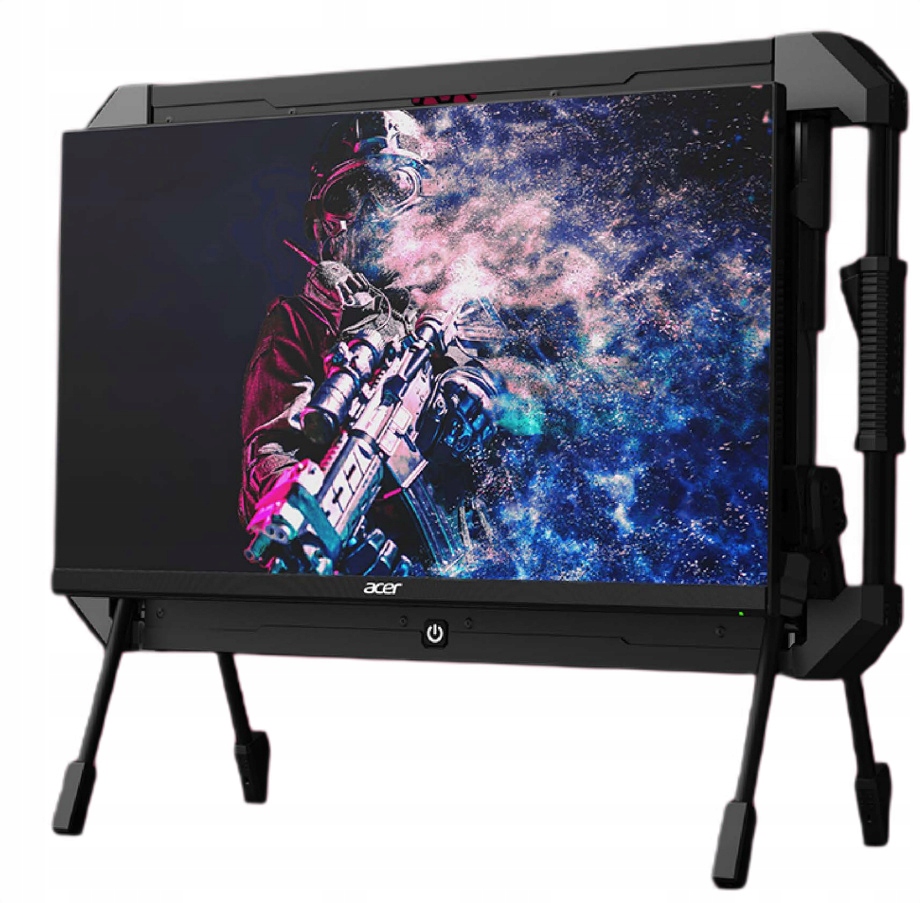 Przenośna Obudowa Do Komputera Eblaztr Black Z Mocowaniem Na Monitor