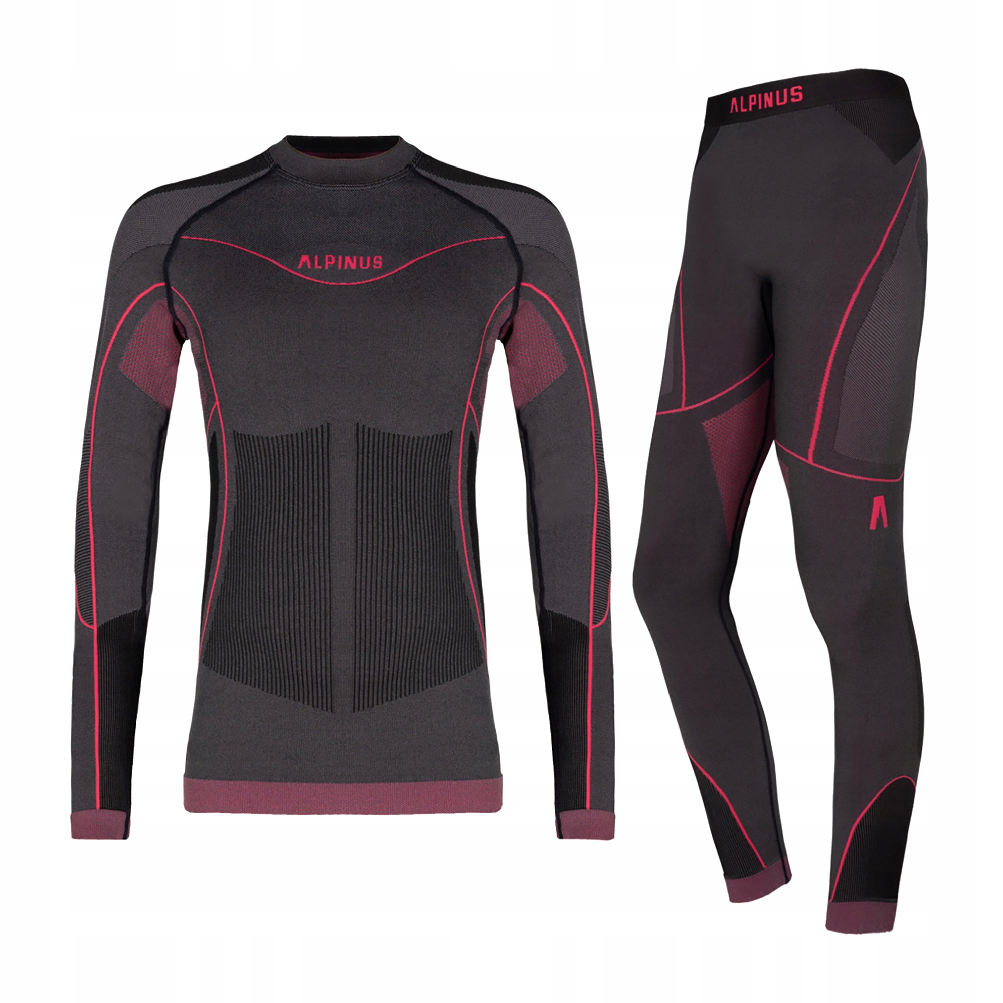 Sada dětského termoaktivního spodního prádla Alpinus Tactical Gausdal 120-136
