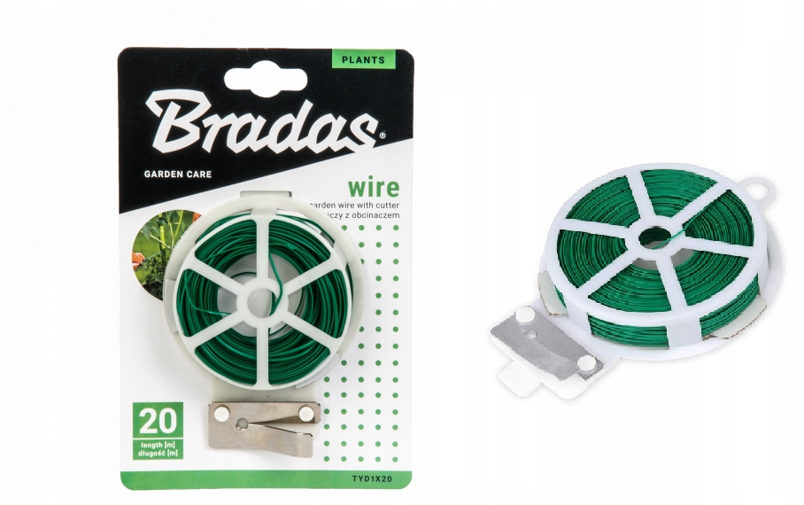 

Drut ogrodniczy z obcinaczem długość 30m