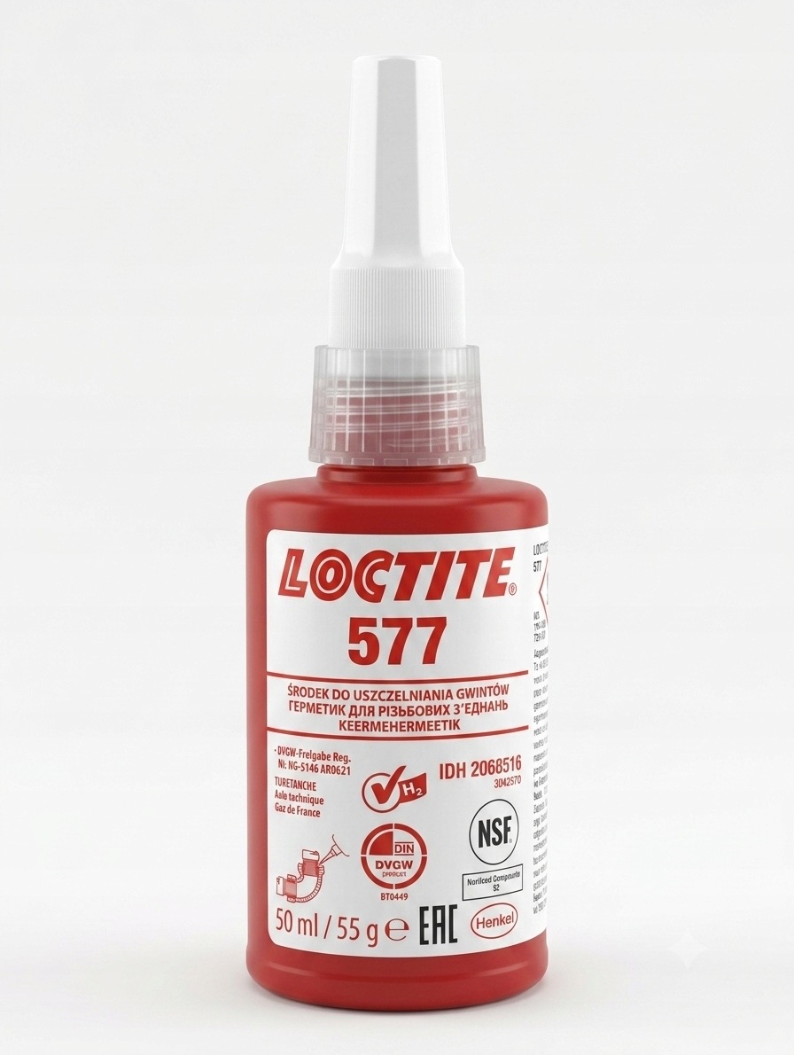 Klej do uszczelniania gwintów Loctite 577 50ml
