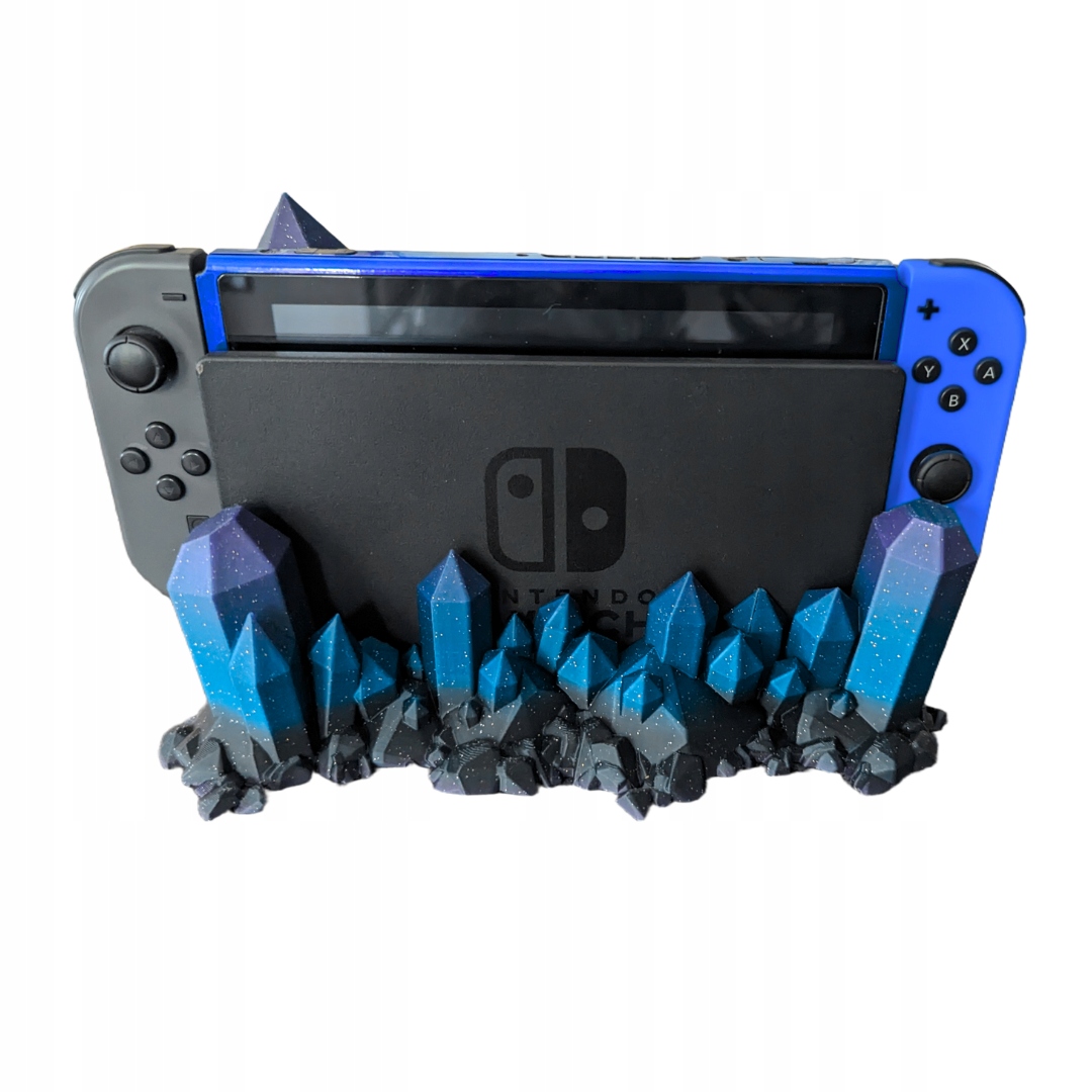 Kryształowy stojak na dok do Nintendo Switch Druk 3D Prezent Gaming Gadżet