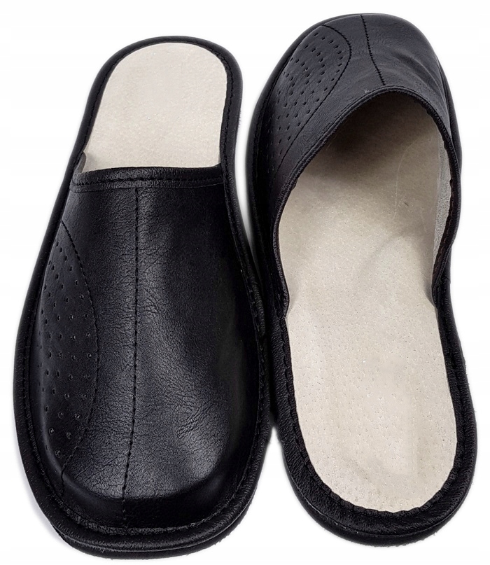 Laczki Męskie 100% Skóra Pantofle Góralskie *44* Model PPP 008