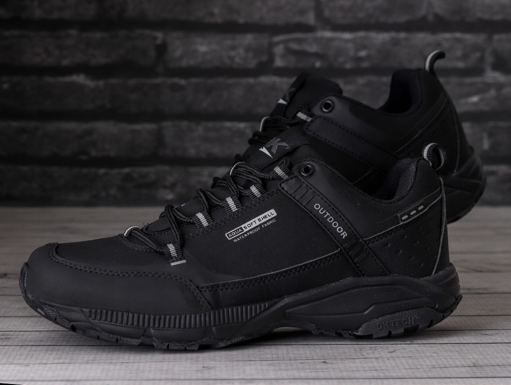 Buty męskie trekkingowe DK Predator Low 1096 BLK SOFTSHELL EAN (GTIN) 5906168556715