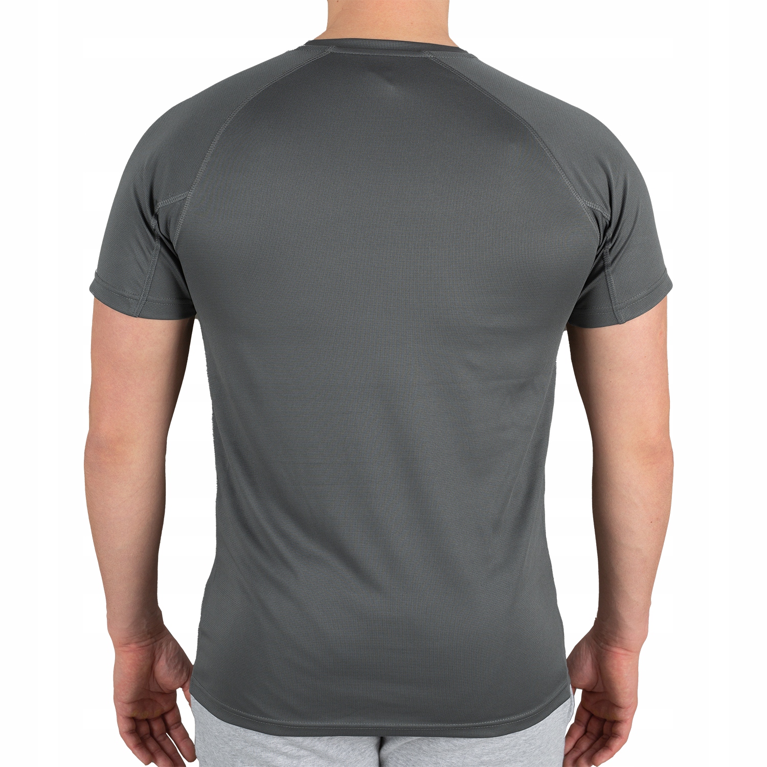 KOSZULKA DO BIEGANIA TERMOAKTYWNA NA SIŁOWNIE Dekolt okrągły