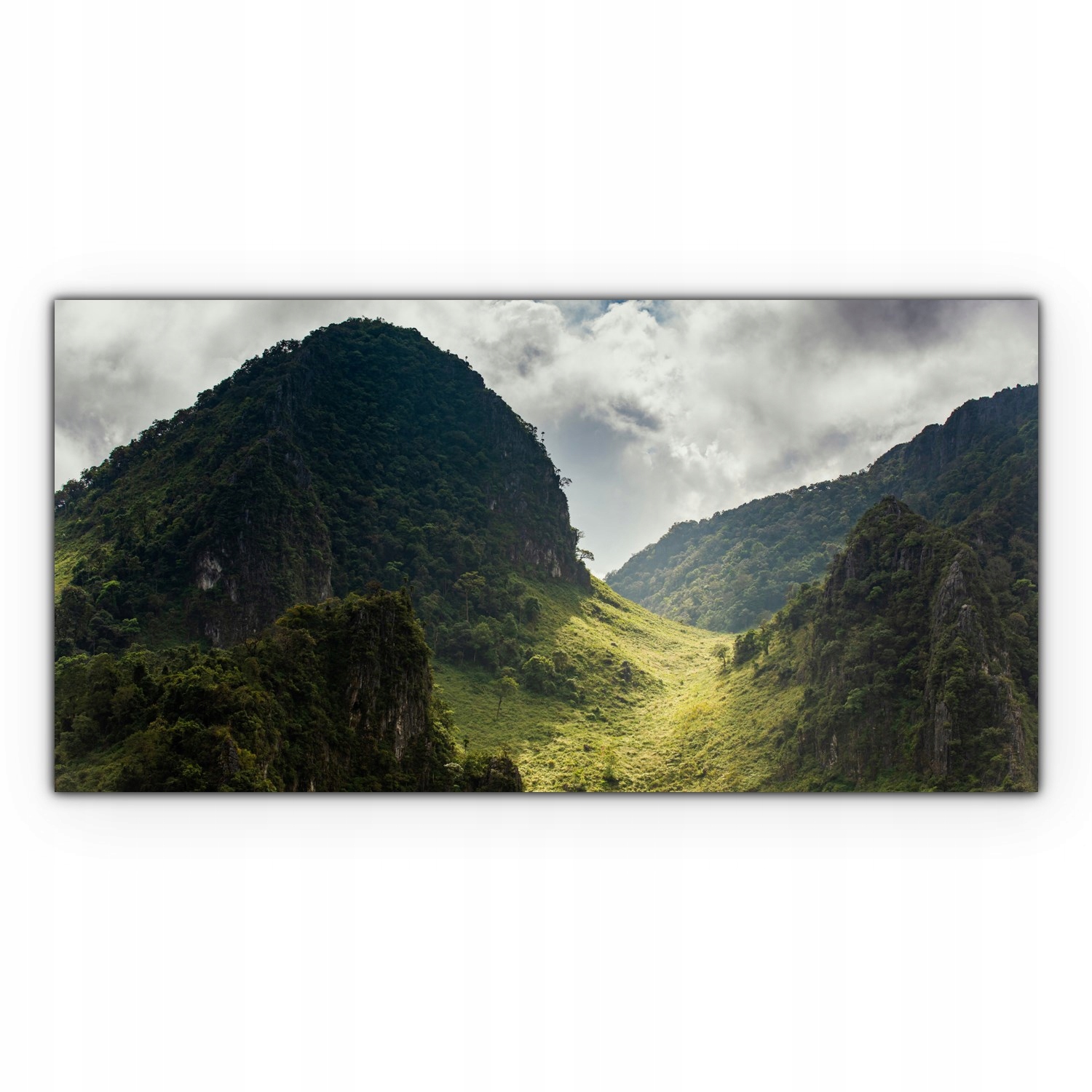 

Obraz canvas na ścianę 140x70 Góry Tropiki Deszcz