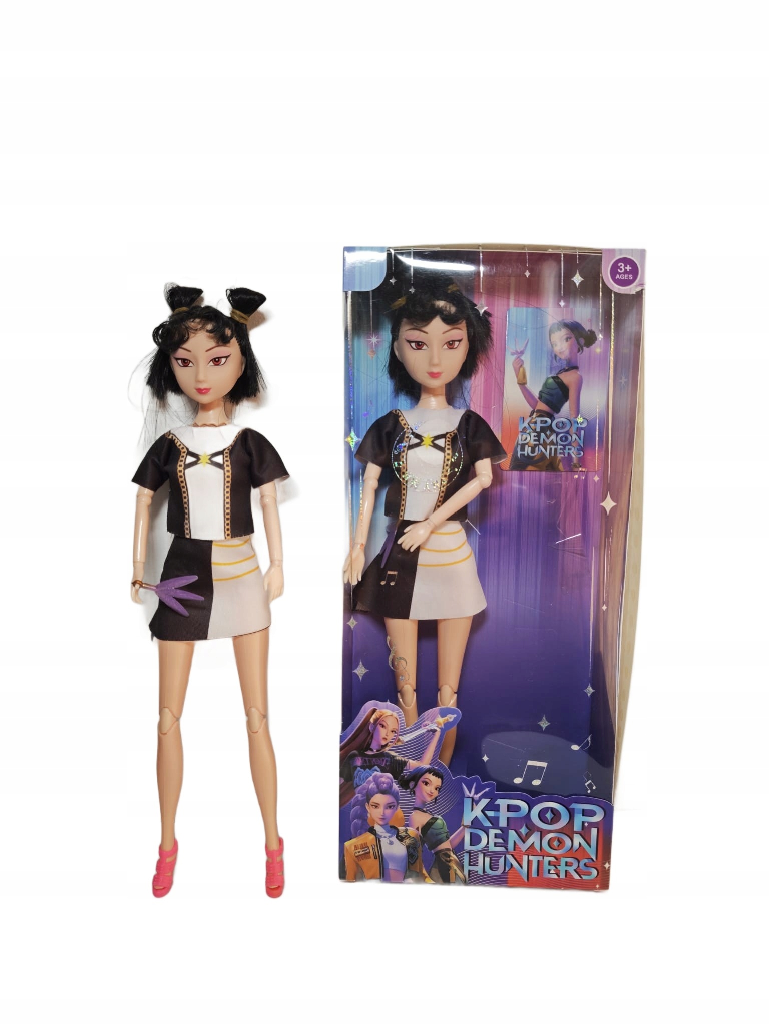 Muzyczna Lalka K-Pop Demon Hunters - Zoeu Śpiewająca 30 cm