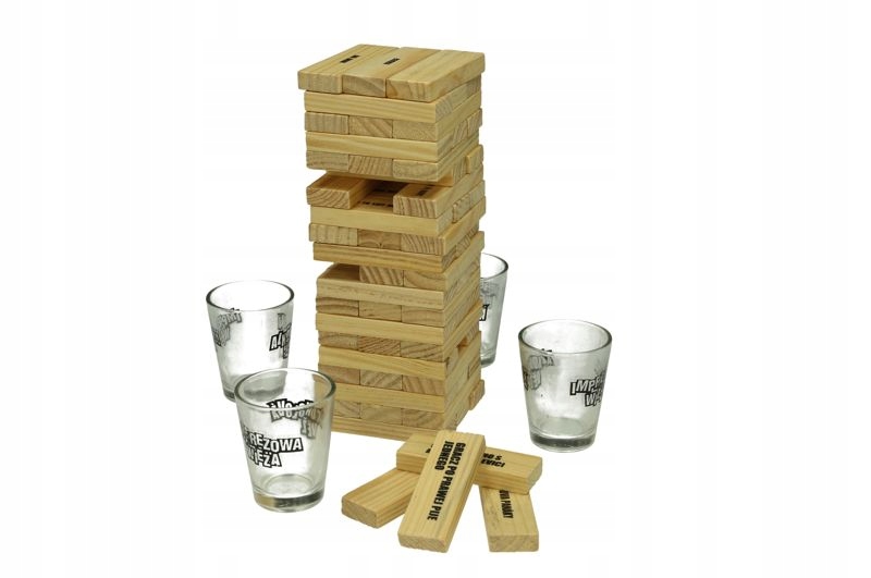 

Imprezowa wieża Alko Jenga impreza domówka Prezent