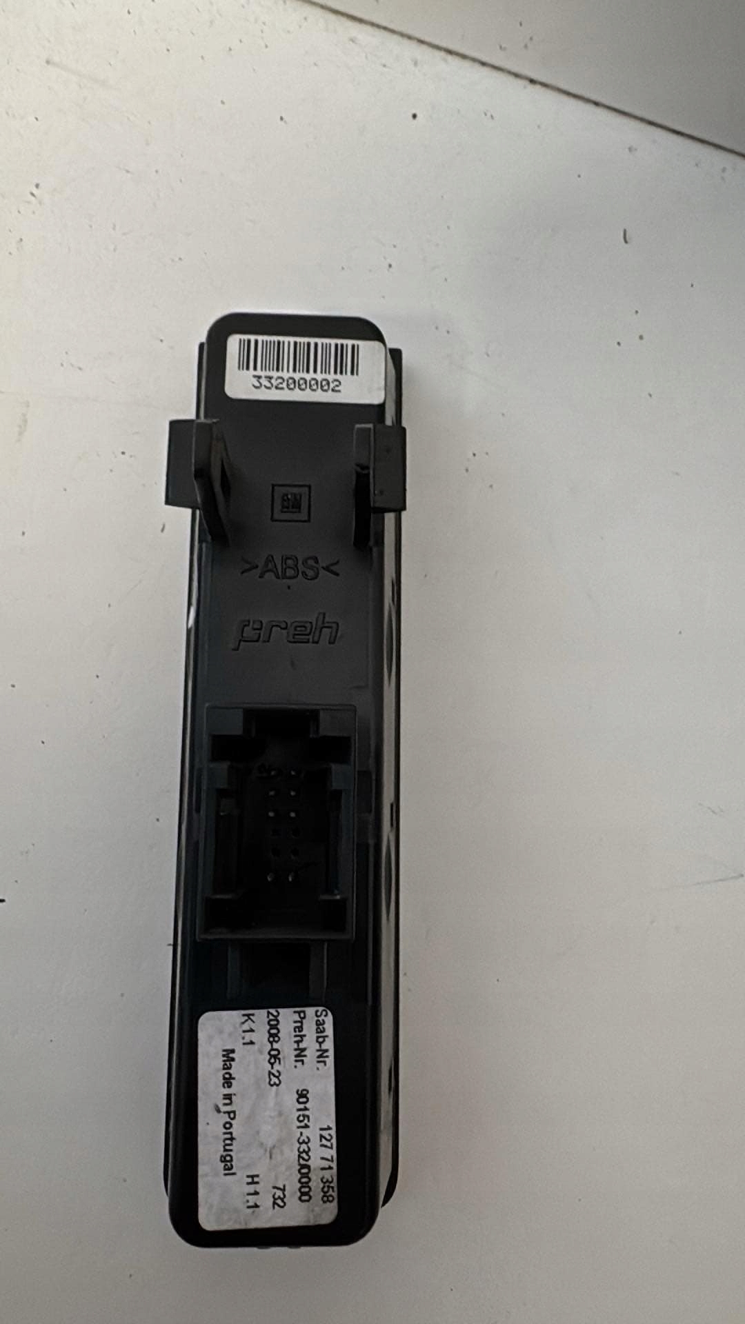 PANEL controls TEMPOMAT SAAB 93 9-3 12771358 NIGHTPANEL levers