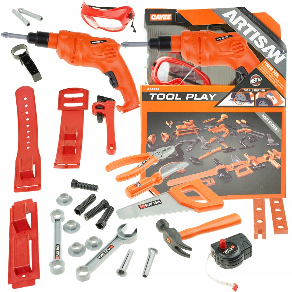 

Duży Zestaw Do Majsterkowania Narzędzia Wiertarka